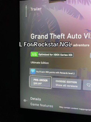 GTA 6 Pre Orders Now Available | gta 6 pre order