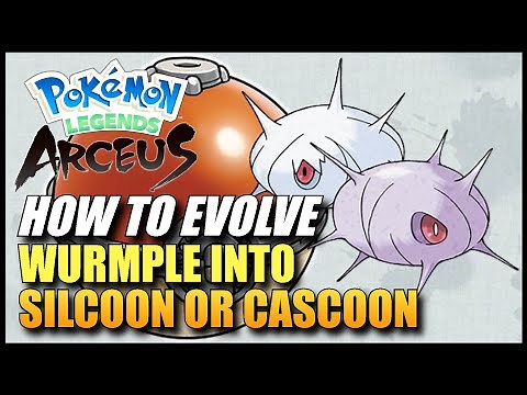 Pokemon Legends Arceus How To Evolve Wurmple Into Silcoon Or Cascoon / How To Get Silcoon Or Cascoon