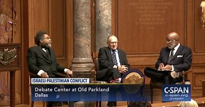 Cornel West and Alan Dershowitz Mideast Debate