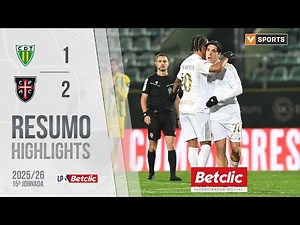Resumo: Tondela 1-2 Casa Pia (Liga 25/26 #15)