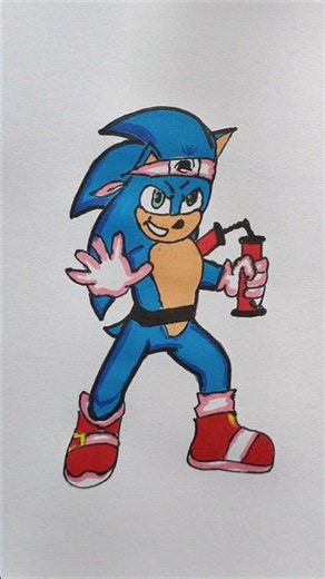 Sonic the Hedgehog Drawing for Kids 💙 | #Shorts #Drawing