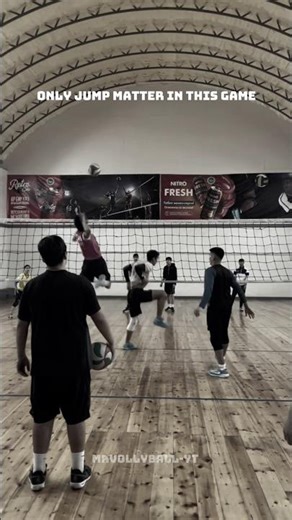 height is not matter jump matter in this game 🎯 #jump #spike #volleyball