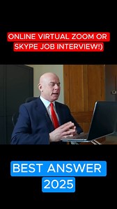 ONLINE VIRTUAL ZOOM OR SKYPE JOB INTERVIEW! #cv #jobinterview Part 6 | English Tuition