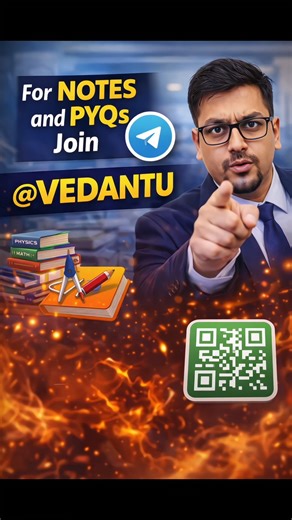 For IMP and PYQ join Vedantu on telegram 🫵#Harshsir #JEE2026 #IMP #PYQ #Notes #jeeaspirants #Vedantu