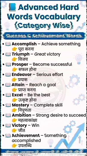 1000+ Advanced English Words You Must Know | Improve Vocabulary Fast | Hard Words Meanings #shorts
