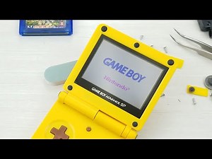 Nintendo GBA SP TEARDOWN 拆解粉丝送来的任天堂GBA游戏机，顺便帮他换套漂亮的外壳