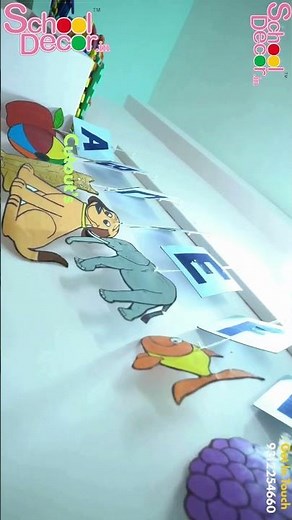 🎨 From Walls to Wonders – This Play School Setup Has It All! ✨ #schooldecor #classroomdesign #fun