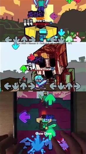 Giant Alex Vs Herobrine Part 2 - FNF Mobile Gameplay - Friday Night Funkin'