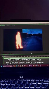 Glow Human Effect dropping tomorrow ⚡️#aftereffects #vfxshort #gloweffect #vfxediting #creatorshub
