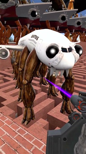 Nuevo equipo de monstruos marinos Crabtanic - ¡de pequeño a gigante en el gran laberinto! #gmod