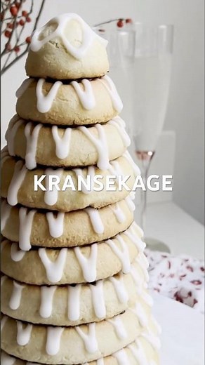 Let’s make a “kransekage:” a Danish almond ring tower!