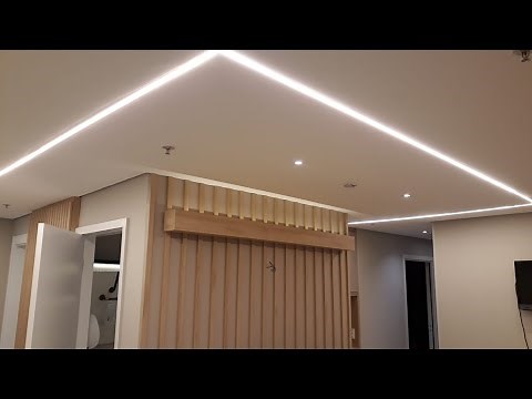 Como Instalar perfil de LED no teto de gesso