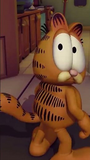 😟 Garfield ya extraña a Pooky! 😟 #shorts #Garfield #dibujos animados #animación