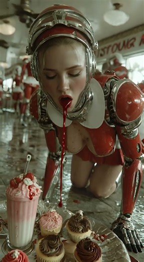 Scene from the Vomiting Sequence AI Sci-fi #shorts #ai