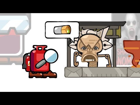 Mini Crewmate Kills Emoji Roblox Scary Shawarma Kiosk: the ANOMALY Characters | Among Us