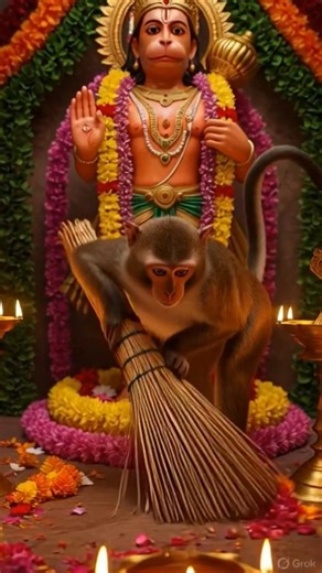 Main bhi laal hun tera #hanumanji #monkey #gadgets #likeforlikes