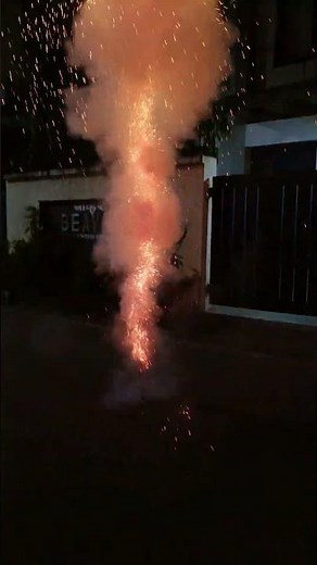 Epic 3-INCH Aerial Firework Shell Launch 🎆 — Watch the Burst! #fireworks #pyro #festival