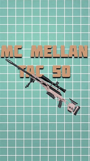 McMillan TAC-50 Explained | Extreme Long-Range Sniper Rifle #shorts