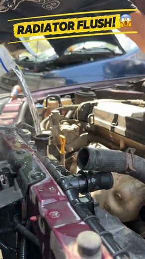 This Radiator Flush Reveals What’s Really Inside! #RadiatorFlush #CarRepair #AutoRepair #Mechanic