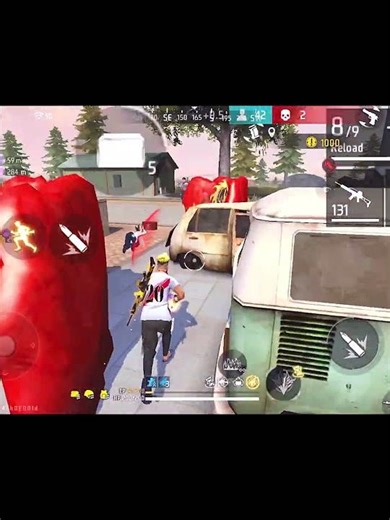free fire gameplay mag-7 clutch #freefire #shorts
