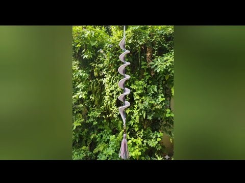Crochet wind spinner tutorial #crochet in a simple way