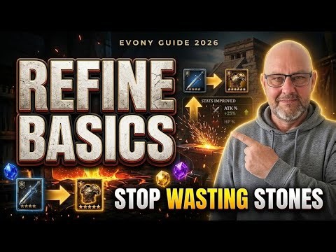 Stop Wasting Refining Stones! Evony Equipment Refining Guide | Beginner to Pro Episode 22