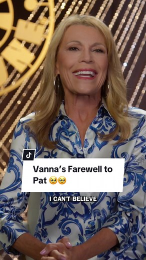 It's not a goodbye, it's just a see you later 🥺🥺 Vanna shares her unforgettable journey growing up on television with Pat and the many memories and milestones they share, which are only a blip of their forever friendship 💙 Here's to Pat and Vanna, the stars of Wheel of Fortune!