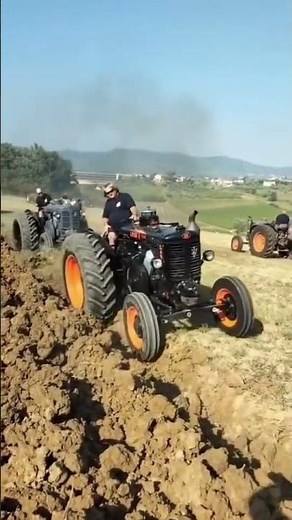 Old Vintage Tractor Power in Heavy Soil 🚜🔥 | Amazing Farming Skills in Action#shorts