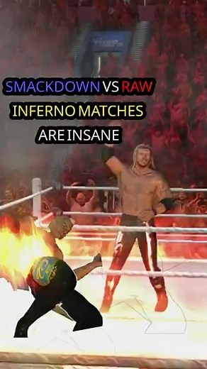 INFERNO MATCHES ARE INSANE IN SMACKDOWN VS RAW 2011 #wwe #wwe2k25 #johncena #aew #edge #svr2011 #svr