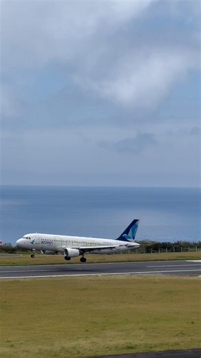 Landing ✈️ Airbus A320 ceo Azores Airlines in Ponta Delgada Sao Miguel Azores Portugal 🇵🇹 25.05.2026