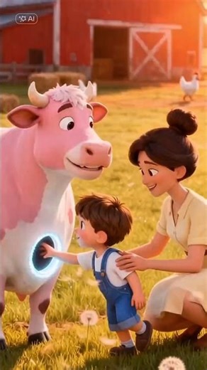 sick cow 🤢 #funny #shorts #children #fyp #viral #cartoon #ai