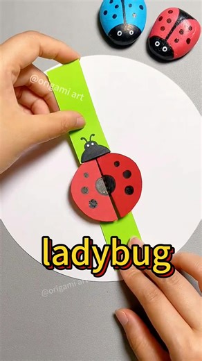ladybug #Origami #CreativeCrafts