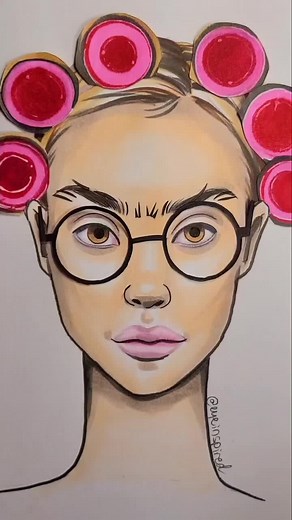 Rate this Makeup Drawing from 1 to 10 | How to Draw Satisfying Artwork