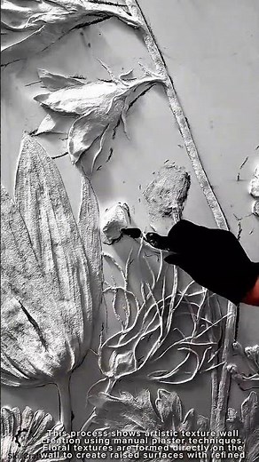 Texture Wall Artistic Making Work Tool Using Manual Technique #worktool