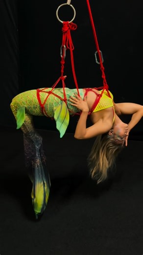 NERYSTA ANASTONE ™ on Instagram: "Fresh catch!! Freeing, grounding, beautifully crafted. Grateful for this opportunity. Excited for all we’ll create soon. 🧜‍♀️ @nerysta.anastone 🪢 @true.passion.image @rope.art.dark 📍 @bayareaphotoart BTS @artanianphotography #ShibariArt #SuspensionArt #RopeBondageArt #StudioMagic #CreativeFlow #ArtisticExpression #ShibariJourney #RopePhotography"