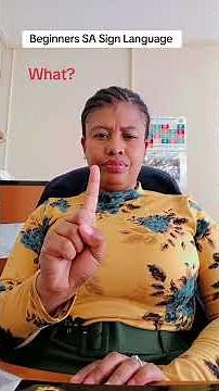 BEGINNERS SOUTH AFRICAN SIGN LANGUAGE//SASL//QUESTIONS