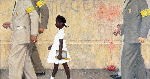 "The Problem we all live with" de Norman Rockwell
