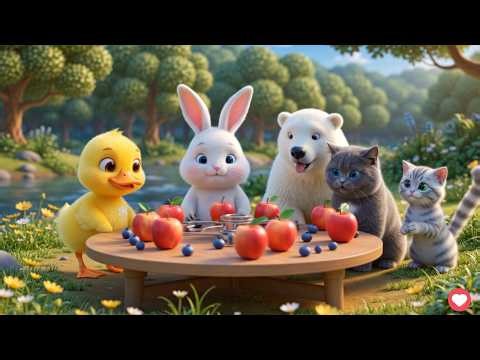 🐰🐤 Roro, Dodo & Kiki: Building a Magic Rotating Picnic Table with Polo Bear Bow