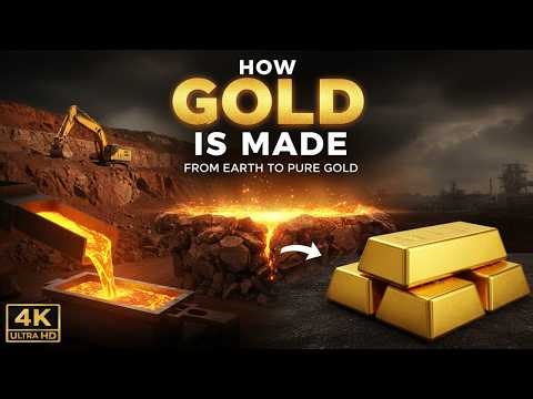 Inside the BIGGEST Gold Mining Factory: From Mining to Luxury Gold Bars Full Process (Full Process)