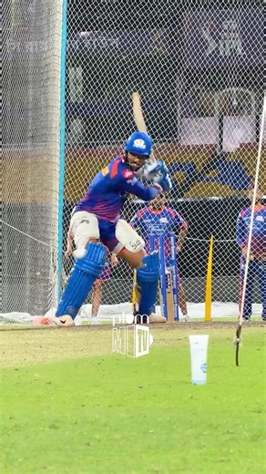 A cracker of a shot from TV 🔥 | #MumbaiIndians #OneFamily #TATAIPL #KKRvMI