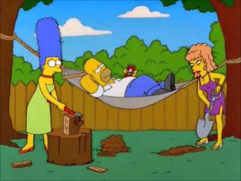 Chop Chop, Dig Dig, Chop Chop, Dig Dig | Simpsons Best Moments