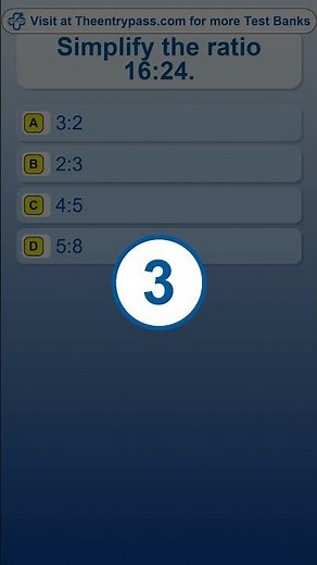 Simplify the ratio 16:24