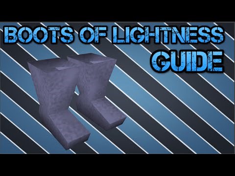 Old School RuneScape: How to get boots of lightness [HD] OSRS 2007