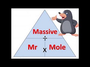GCSE Science (Chemistry) Calculating reacting masses from balanced equations -Moles Mr Mass equation