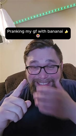 Prank gone wrong 💀 lol let me know what you guys think and if you prank your partner lmk how it goes 😆 #bananai #prank #prankgonewrong #fyp