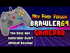 The Best N64 Controller!? Brawler 64 Fixed Version Review & Tear Down!