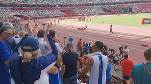 239K views · 10K reactions | Η ελληνική ομάδα πανηγυρίζει το καταπληκτικό άλμα του Μίλτου Τεντόγλου στα 8.41 που του έδωσε το 磊 #Tokyo2020 #TeamHellas #Tentoglou | Hellenic Olympic Committee | Facebook