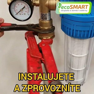 Domácí vodárna do kopané studny. Konstantní tlak zajistí frekvenční měnič. #Shorts