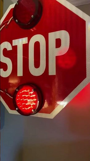 LED School Bus Stop Sign
