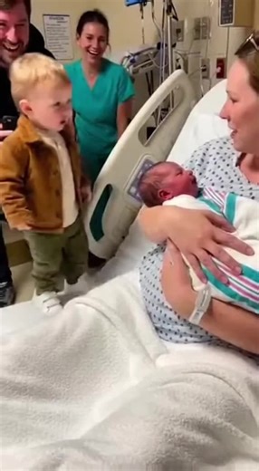 Toddler Meets New Baby: A Hilarious Reaction